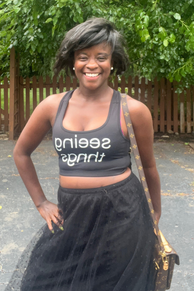 seeing thngs Scoop Sports Bra