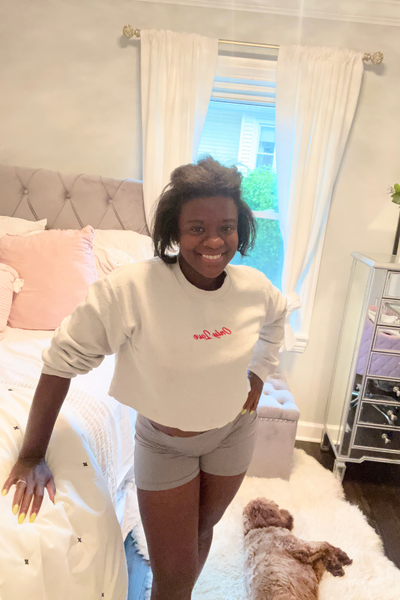 seeing thngs Only Love Crop Top