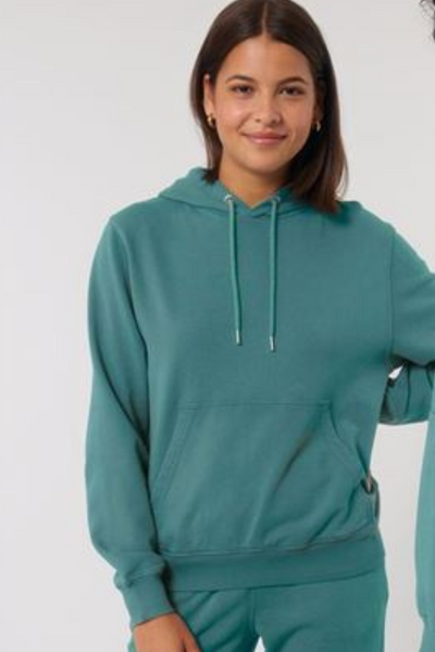 seeing thngs Winter Green Hoodie