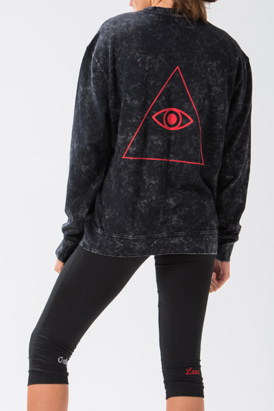 seeing thngs Embroidered Sweatshirt